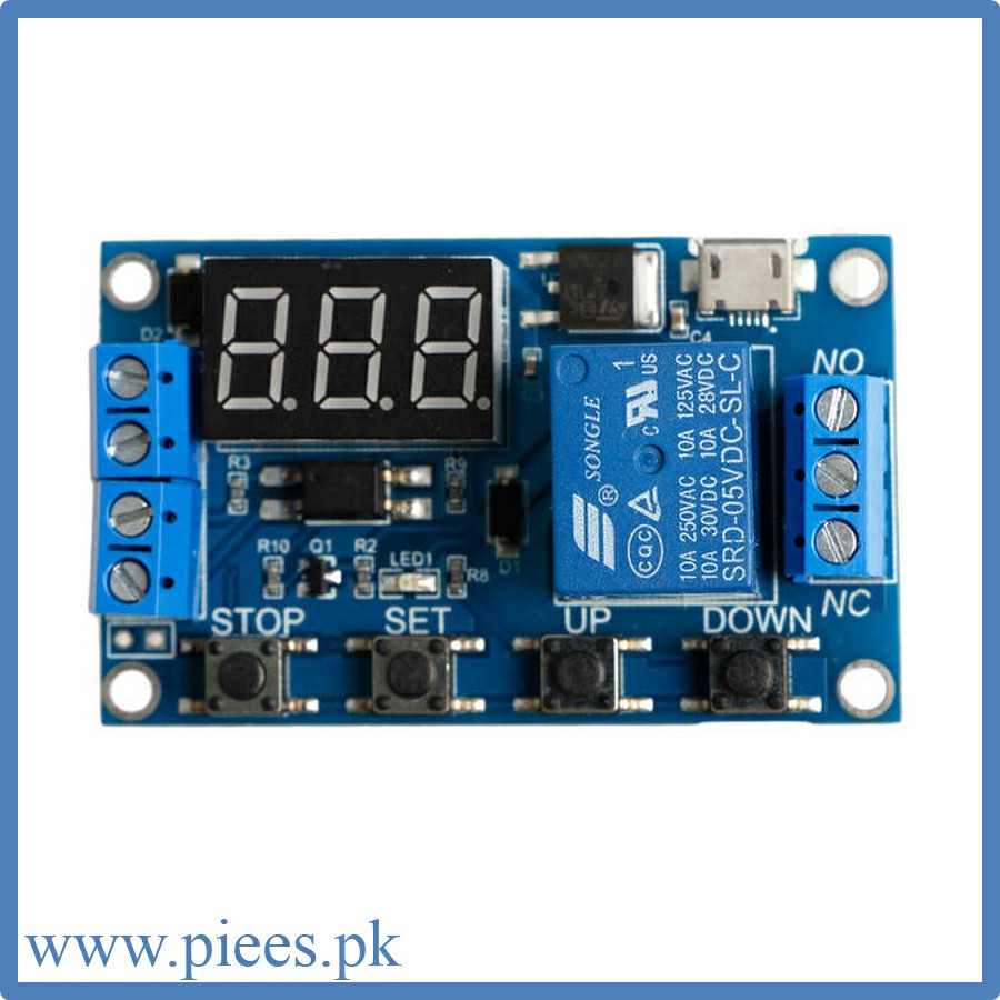 6V To 30V Adjustable Delay Timer - PIEES