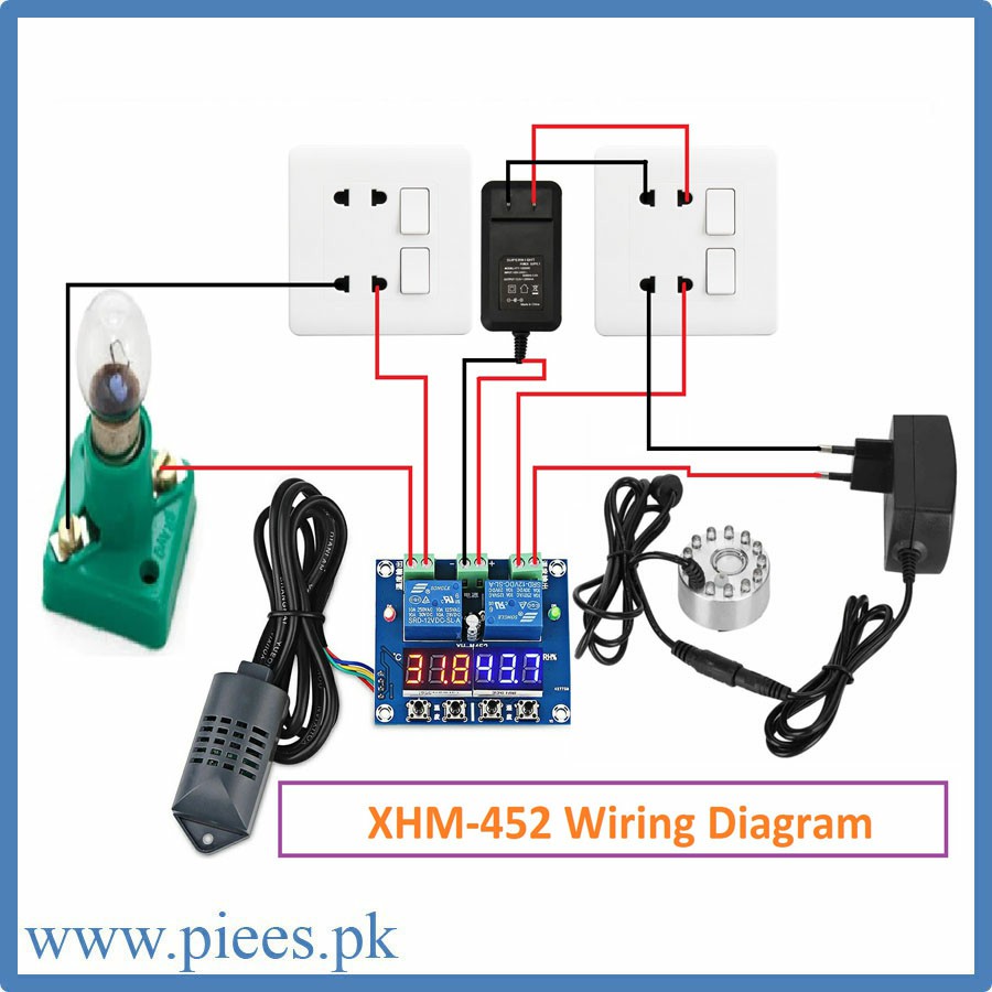 XHM-452 Humidity and Temperature Controller (12V) 2